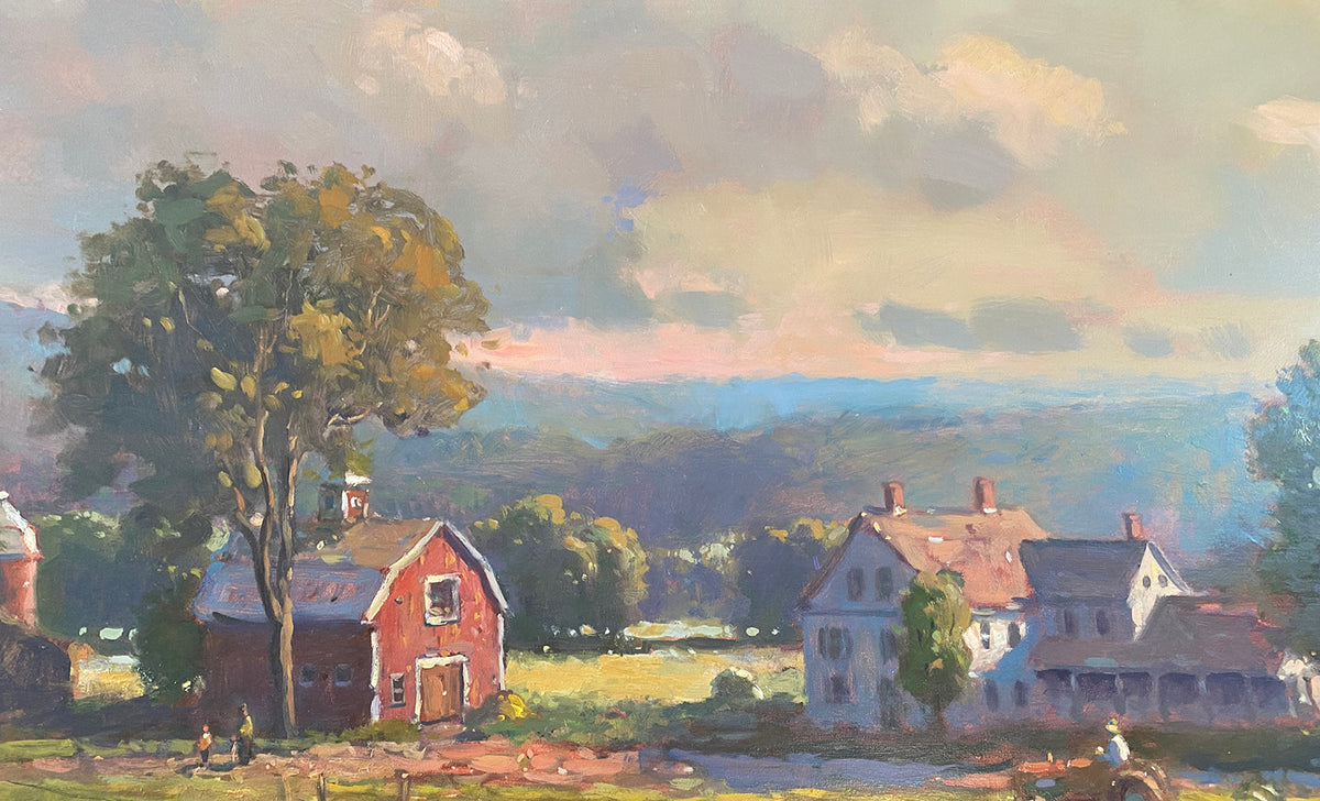 New England Farm - Original Painting *