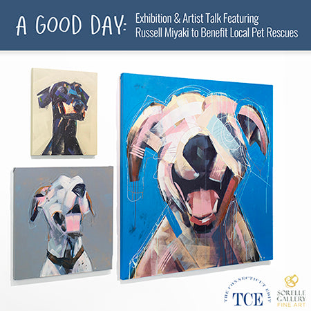 A Good Day: Exhibition & Artist Talk Featuring Russell Miyaki to Benefit Local Dog Rescue Organizations