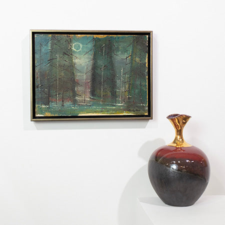 Curator's Choice: Moonlit Pines by Stanley Bate