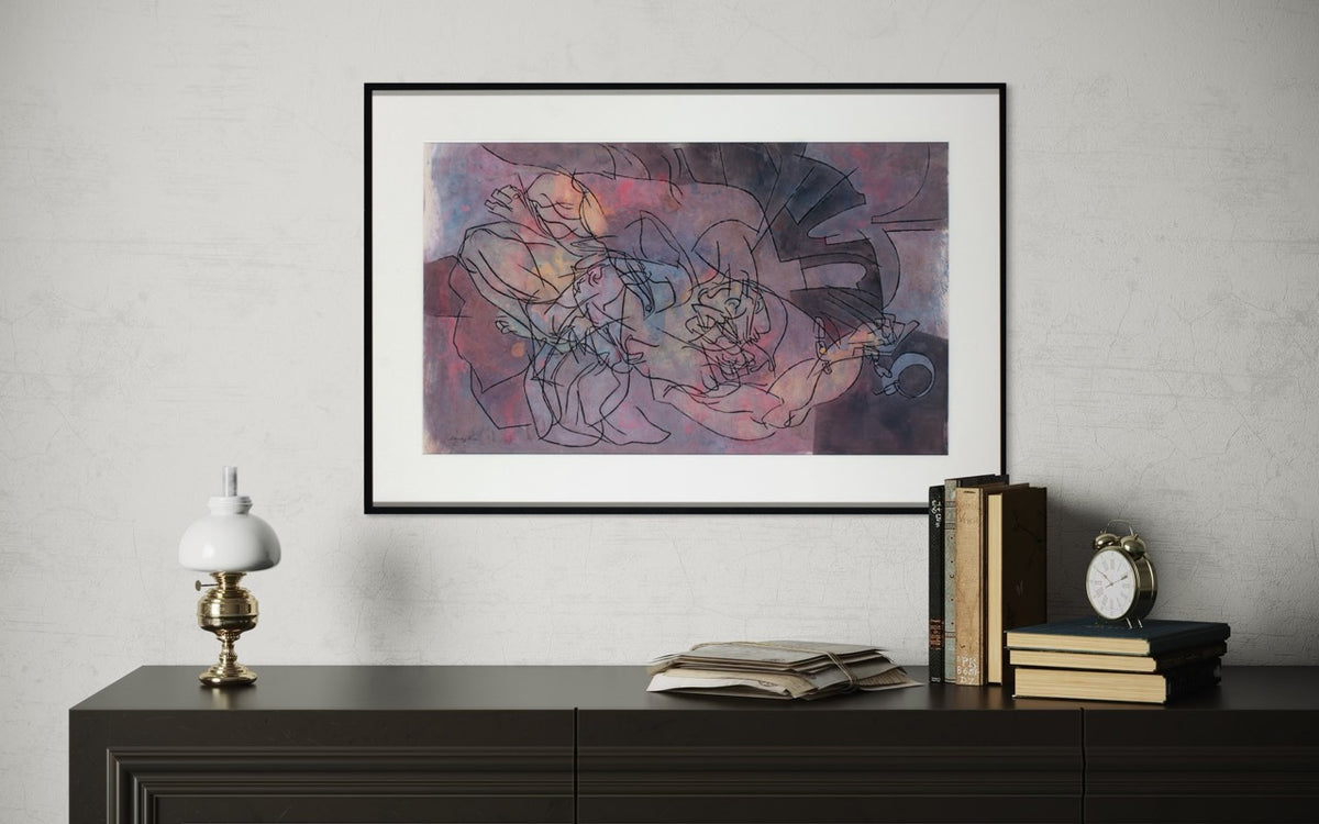 Amor Rouge - Original Modern Painting *