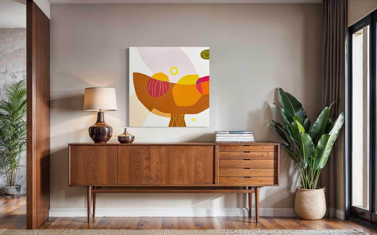 Backyard Bounty - Original Painting *
