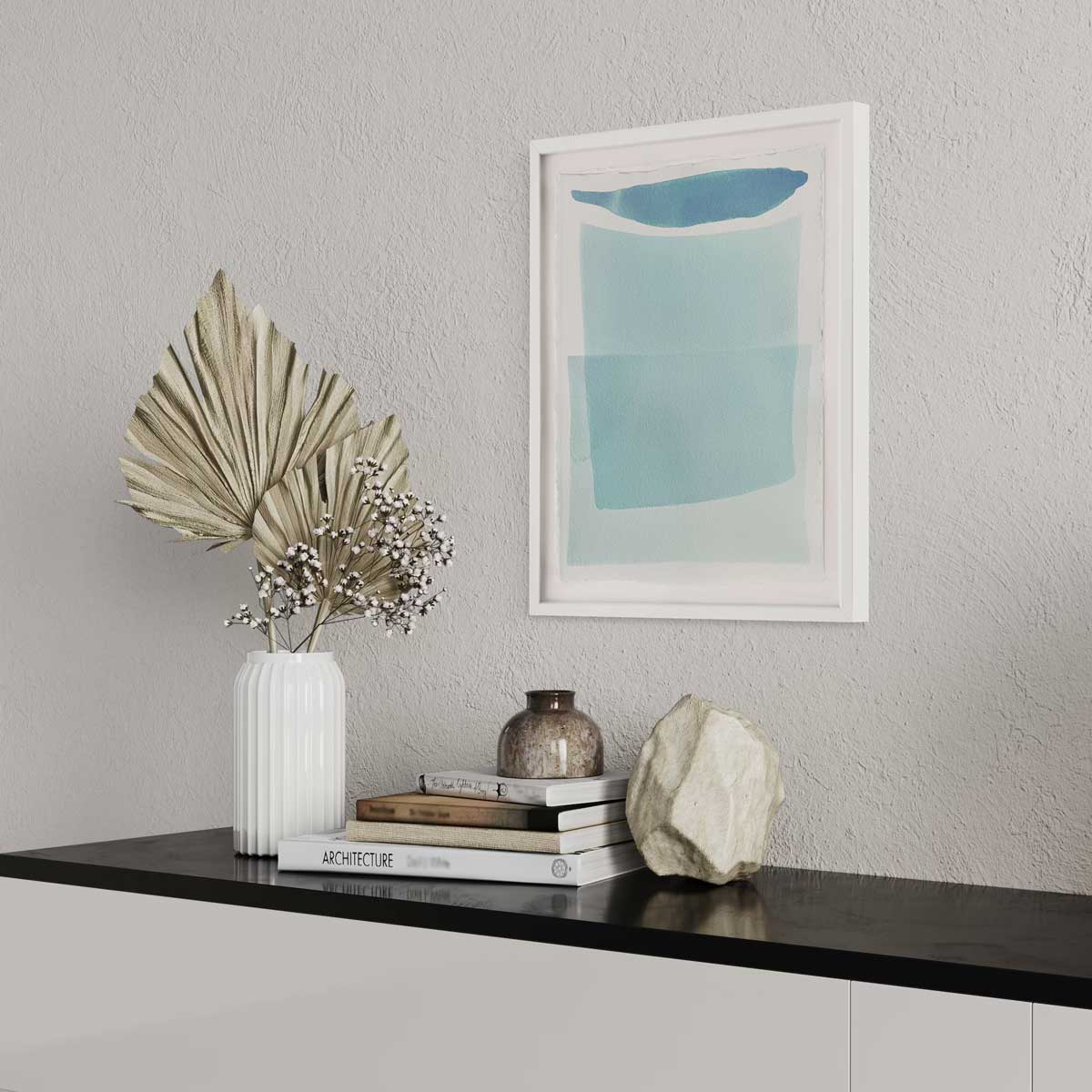 Blue Mood III - Original Watercolor Painting *