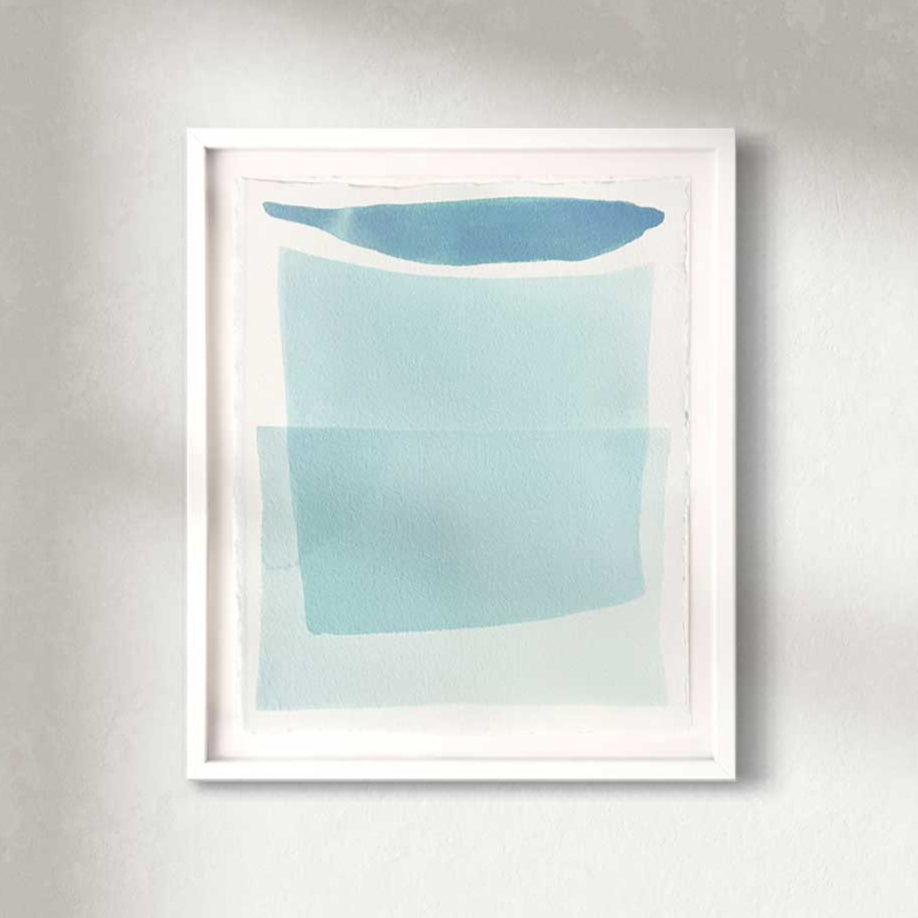 Blue Mood III - Original Watercolor Painting *