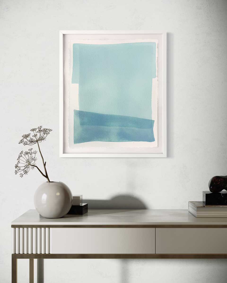 Blue Mood II - Original Watercolor Painting *