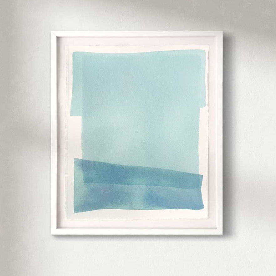 Blue Mood II - Original Watercolor Painting *