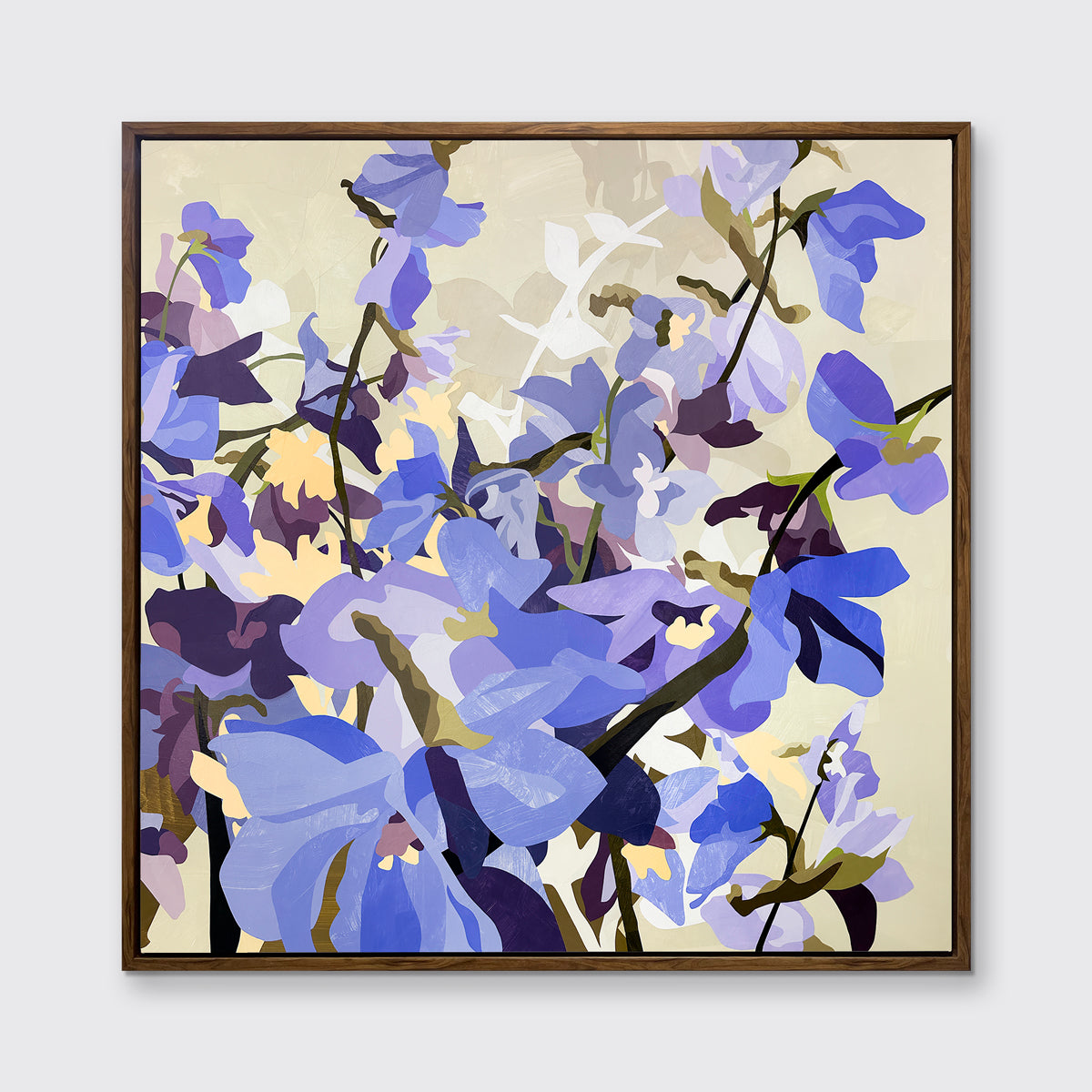 Blue Satin Sashes - Open Edition Canvas Print