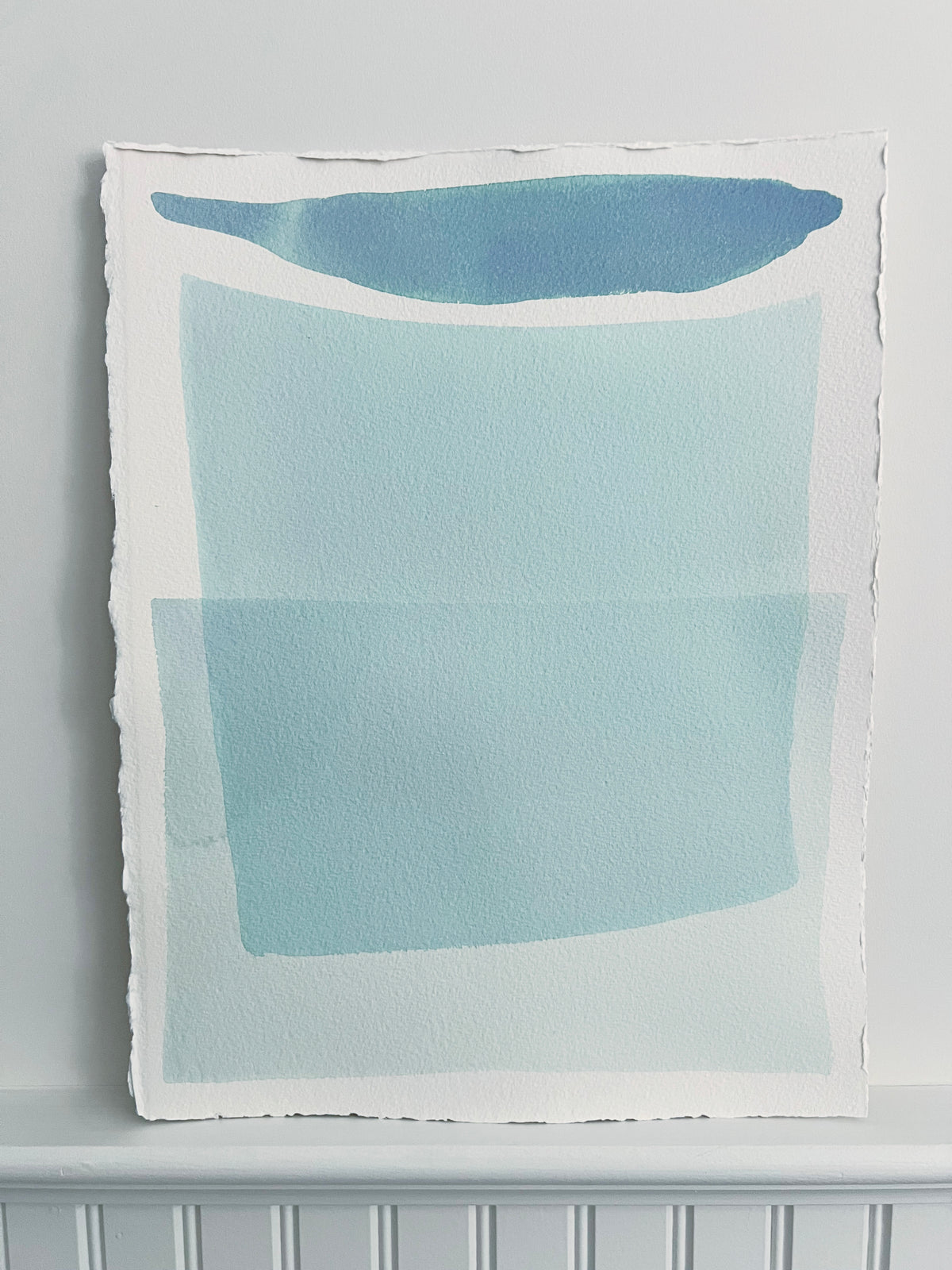 Blue Mood III - Original Watercolor Painting *