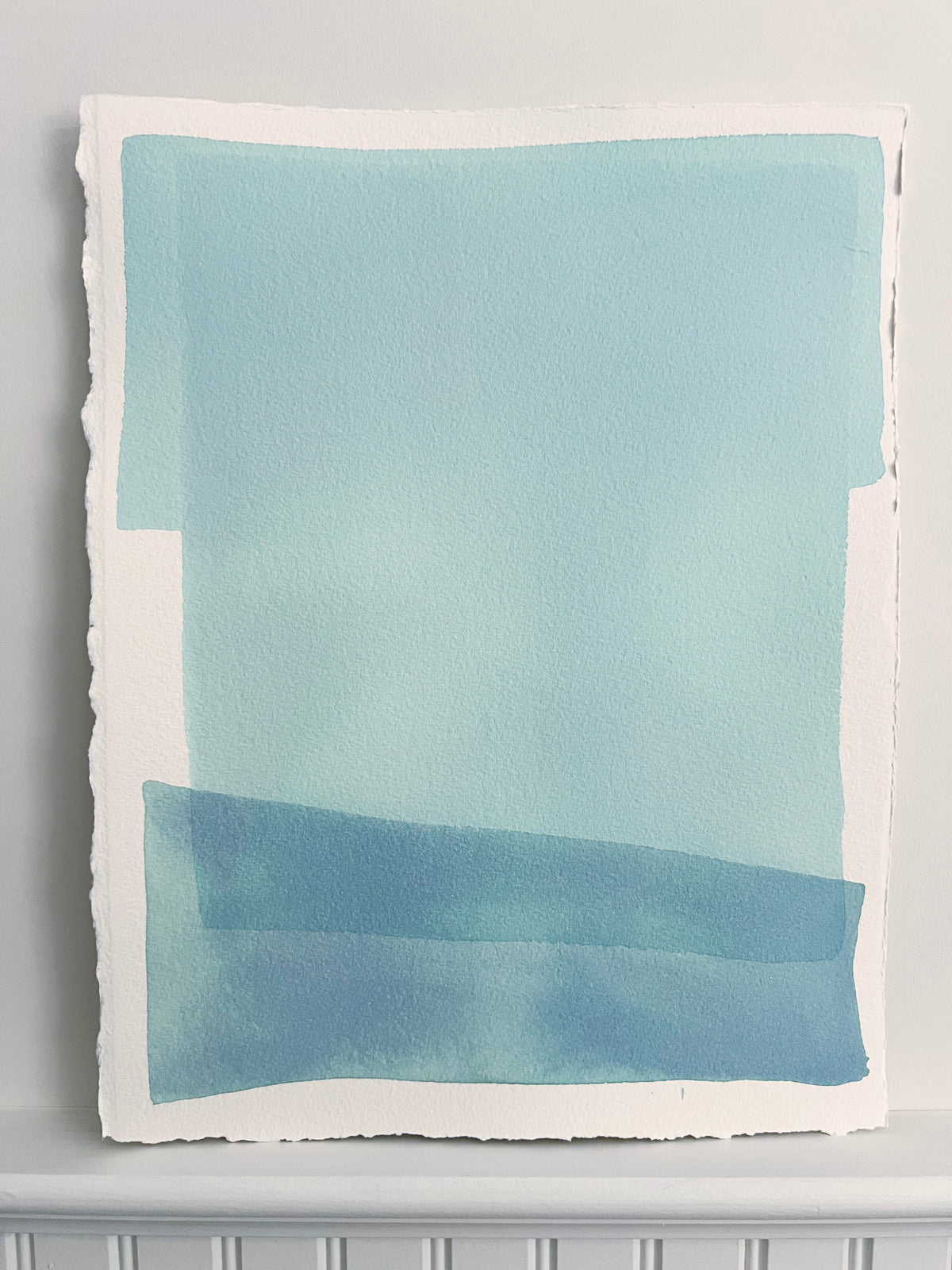 Blue Mood II - Original Watercolor Painting *