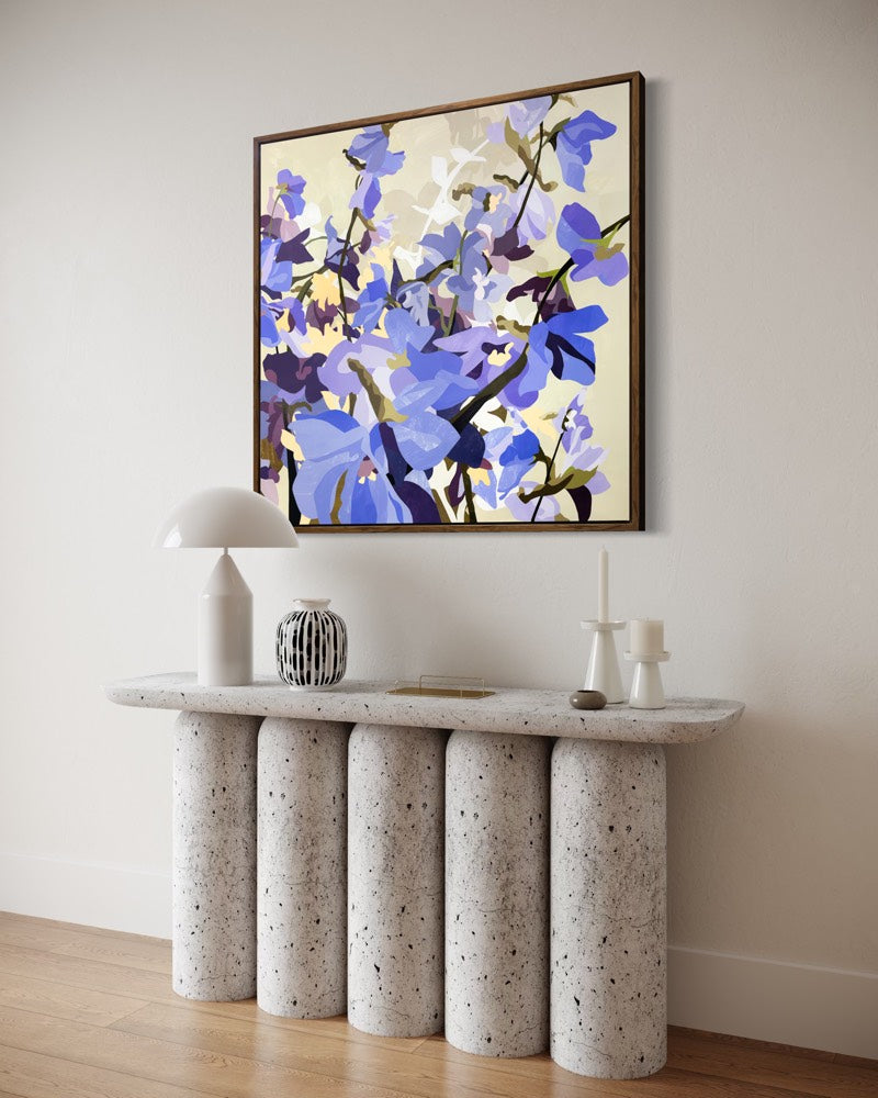 Blue Satin Sashes - Open Edition Canvas Print