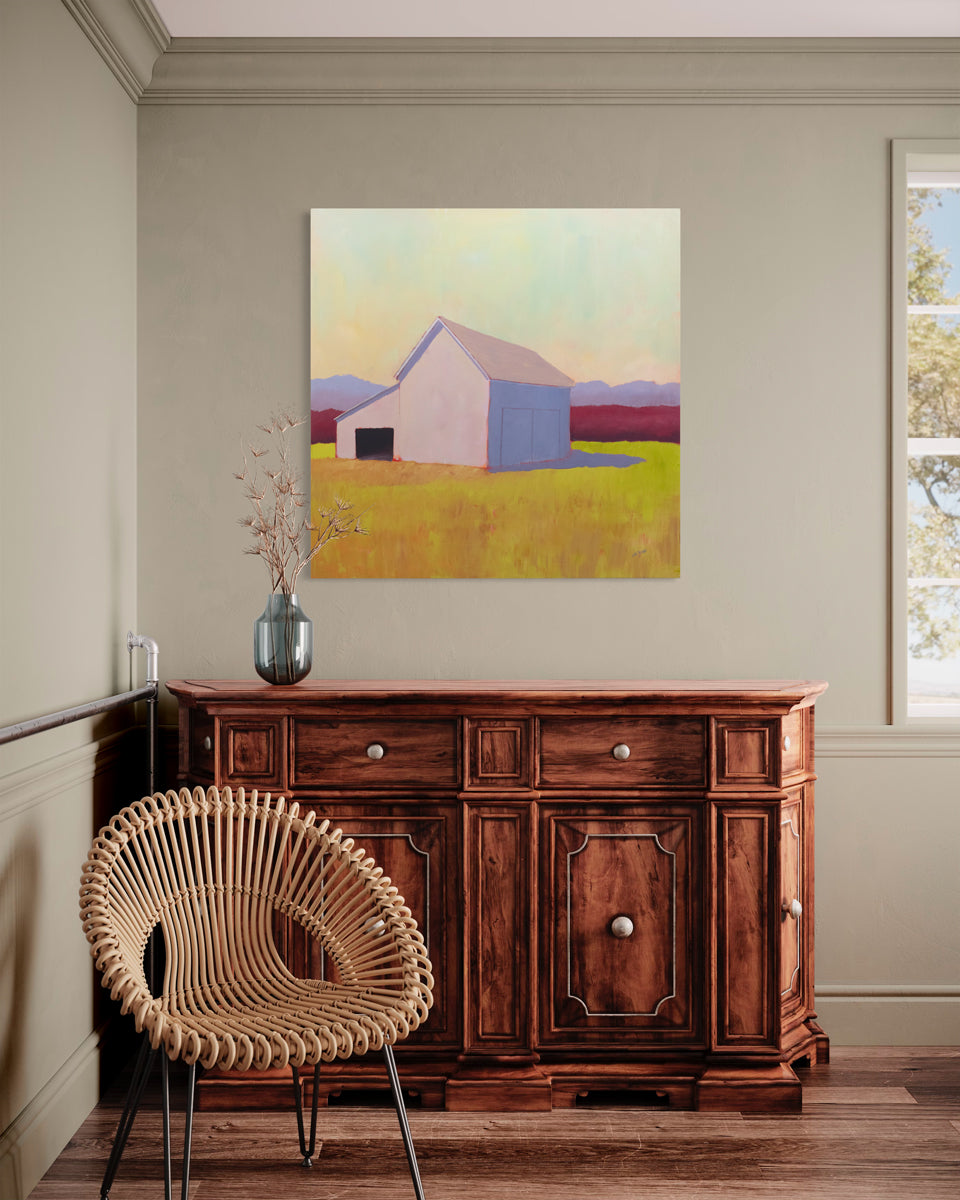 Blush & Burgundy - Original Painting