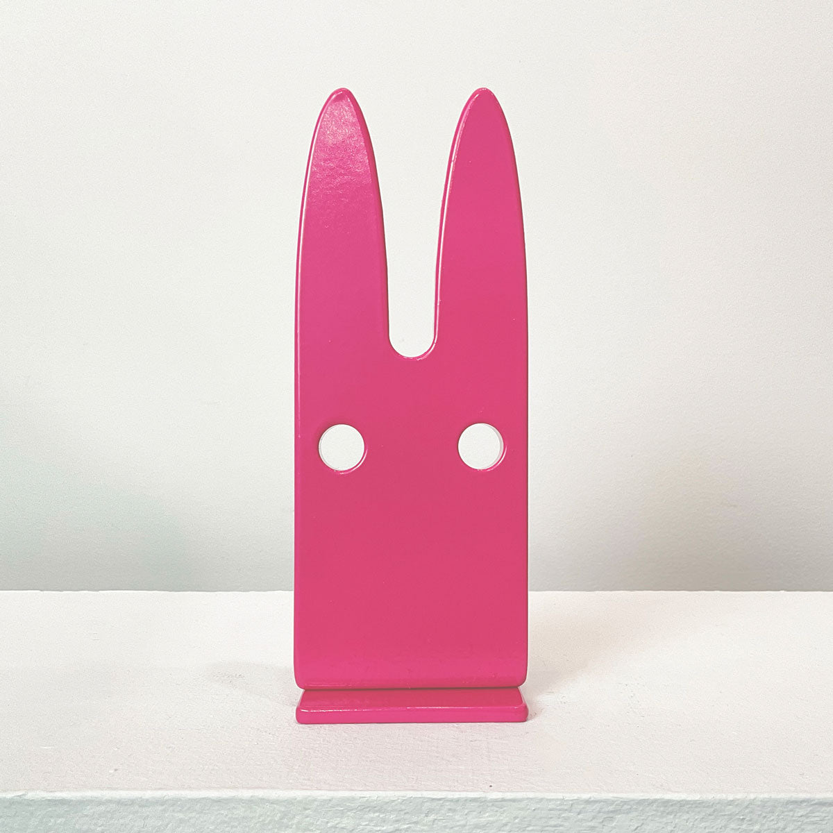 Bunny (Pink) - Original Steel Sculpture