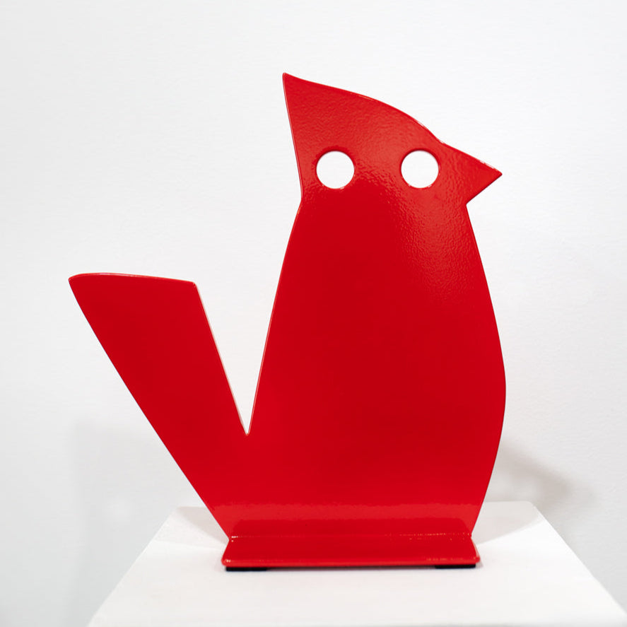 Cardinal - Original Steel Sculpture