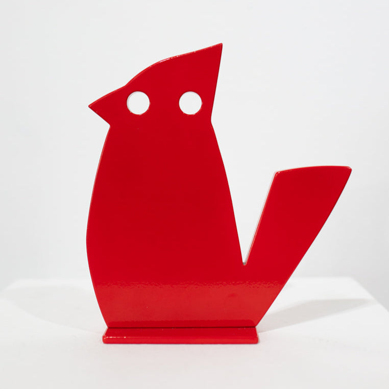 Mini Cardinal - Original Steel Sculpture