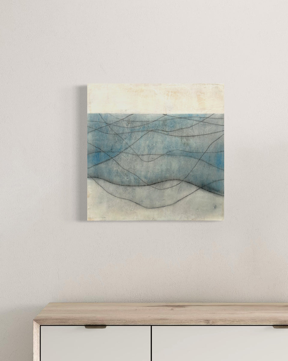 The Summit of Mt Everest is Marine Limestone - Original Painting *