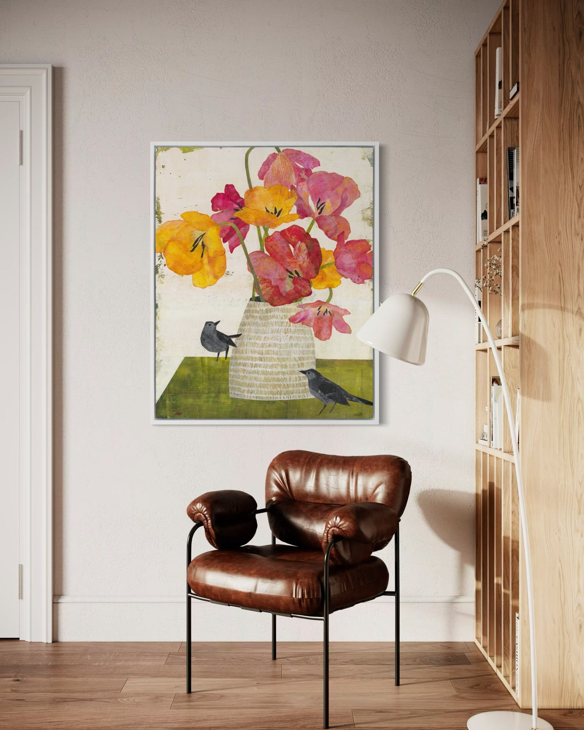 Catbirds - Open Edition Canvas Print