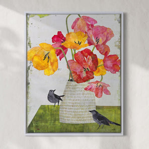 Catbirds - Original Painting *