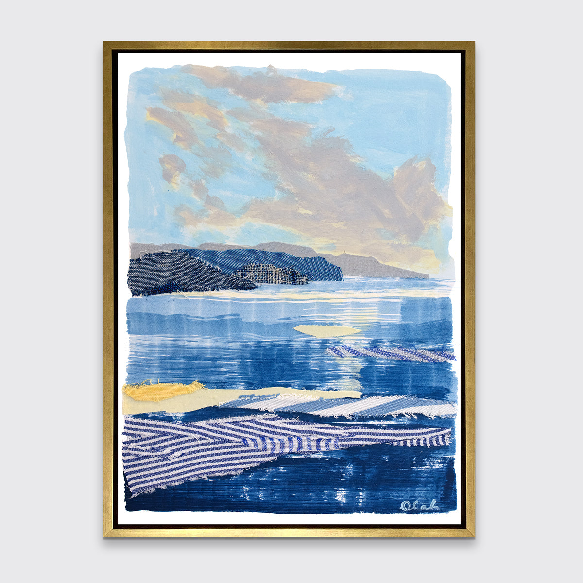 Chambray Surf 8 - Open Edition Canvas Print