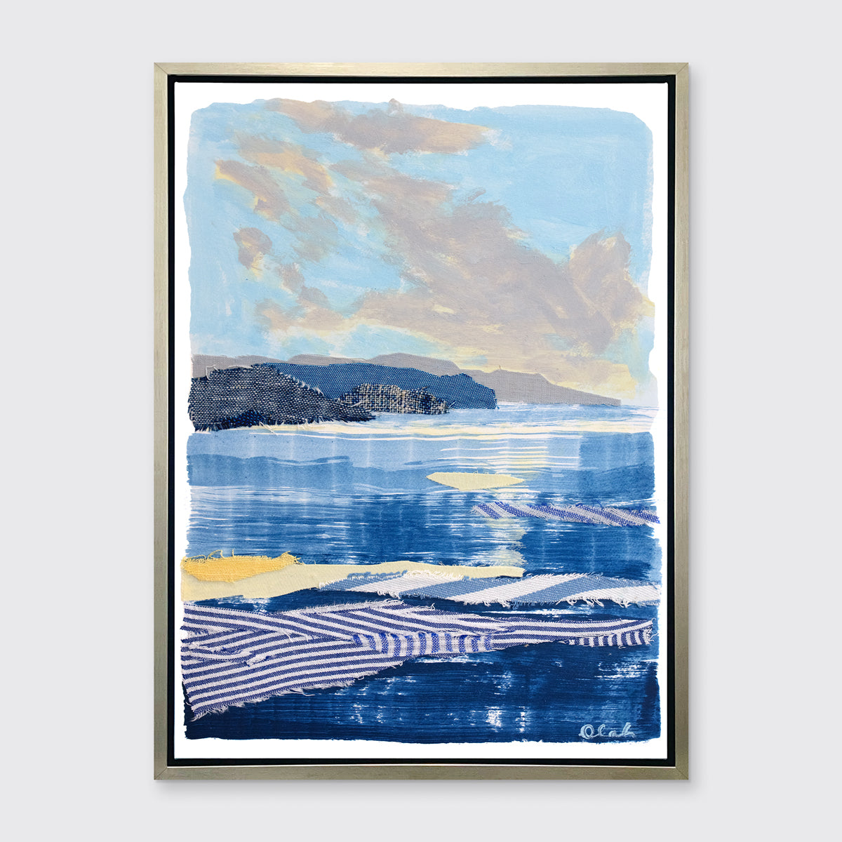 Chambray Surf 8 - Open Edition Canvas Print