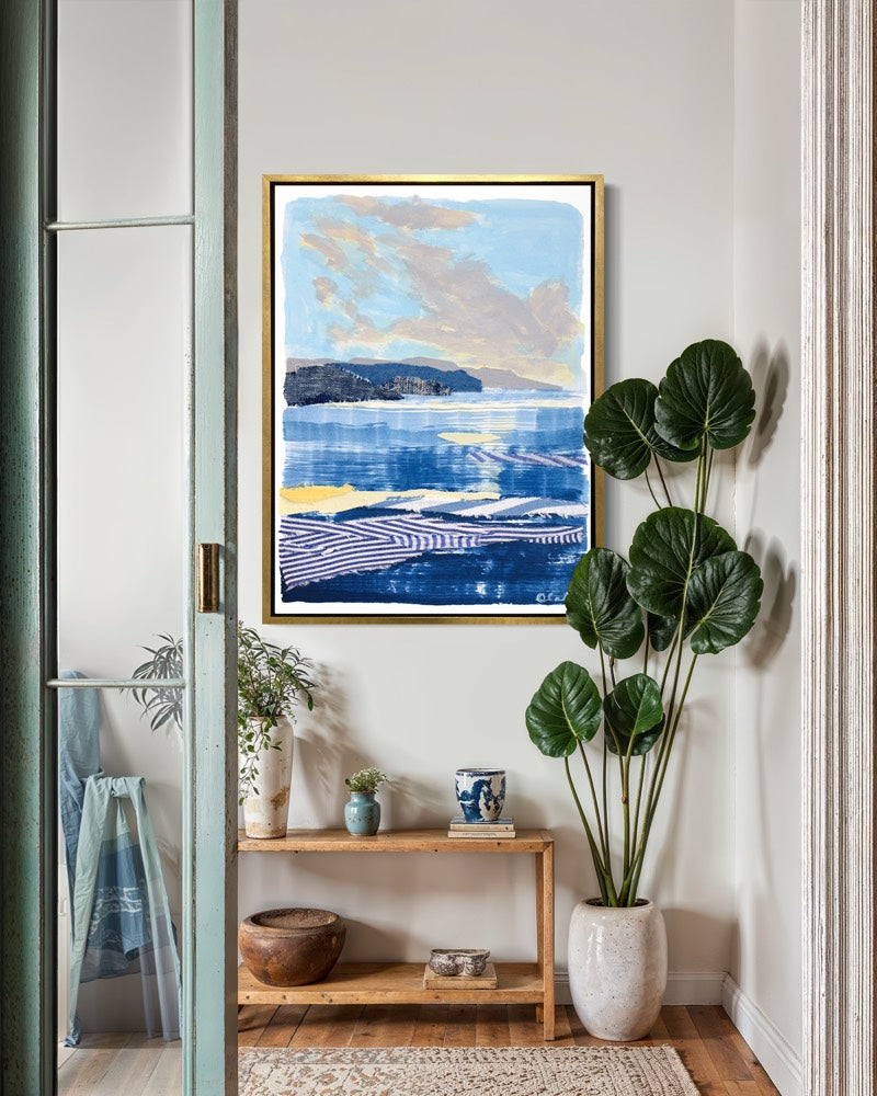 Chambray Surf 8 - Open Edition Canvas Print