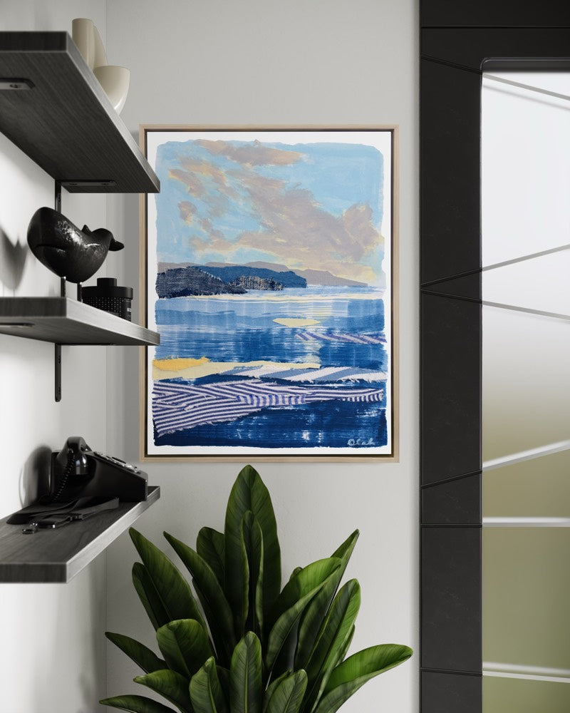 Chambray Surf 8 - Open Edition Canvas Print