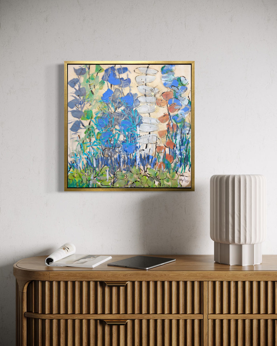 Climbing Clematis - Open Edition Canvas Print