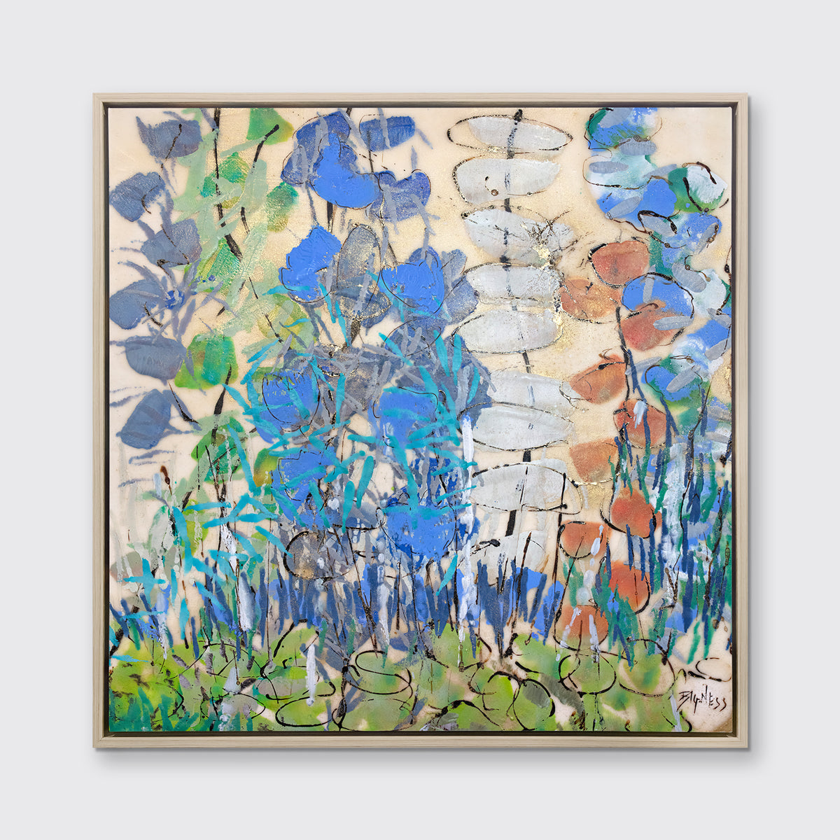 Climbing Clematis - Open Edition Canvas Print