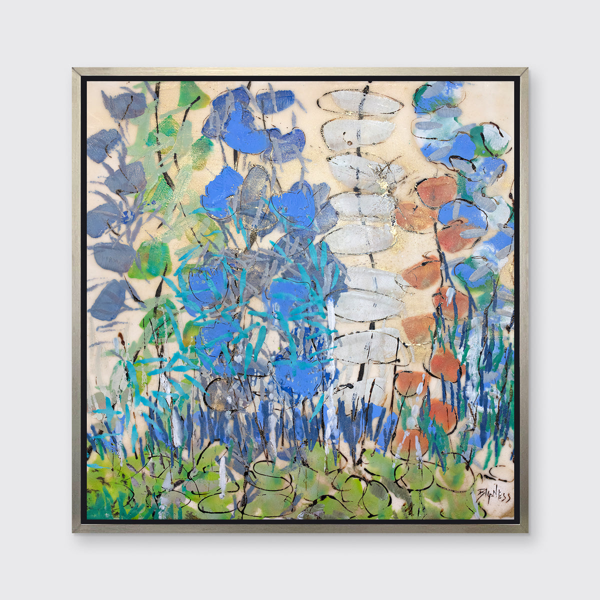 Climbing Clematis - Open Edition Canvas Print