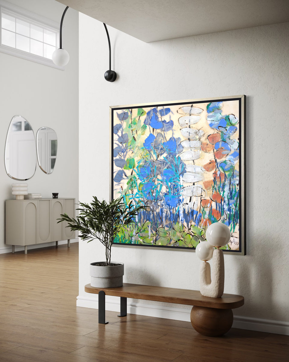 Climbing Clematis - Open Edition Canvas Print