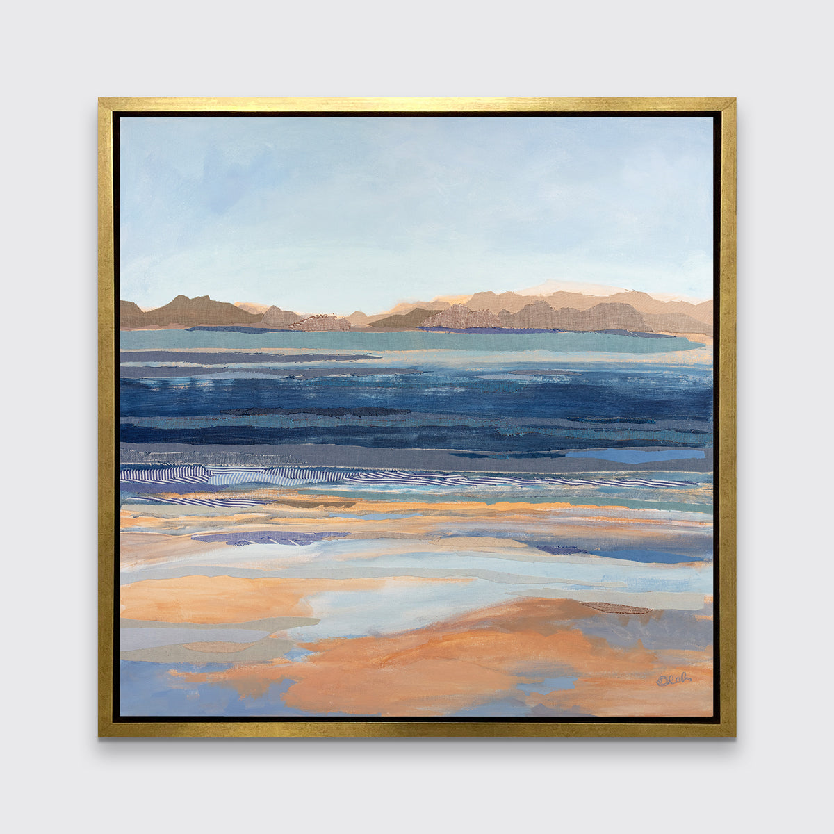 Coast Lines 1 - Open Edition Canvas Print
