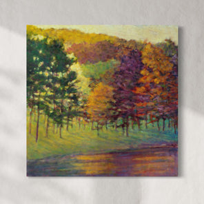 Color at the Lake - Original Painting