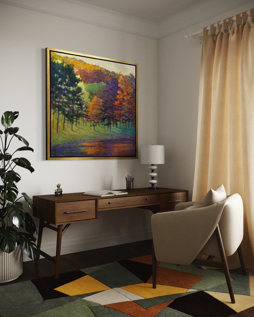 Color at the Lake - Open Edition Canvas Print