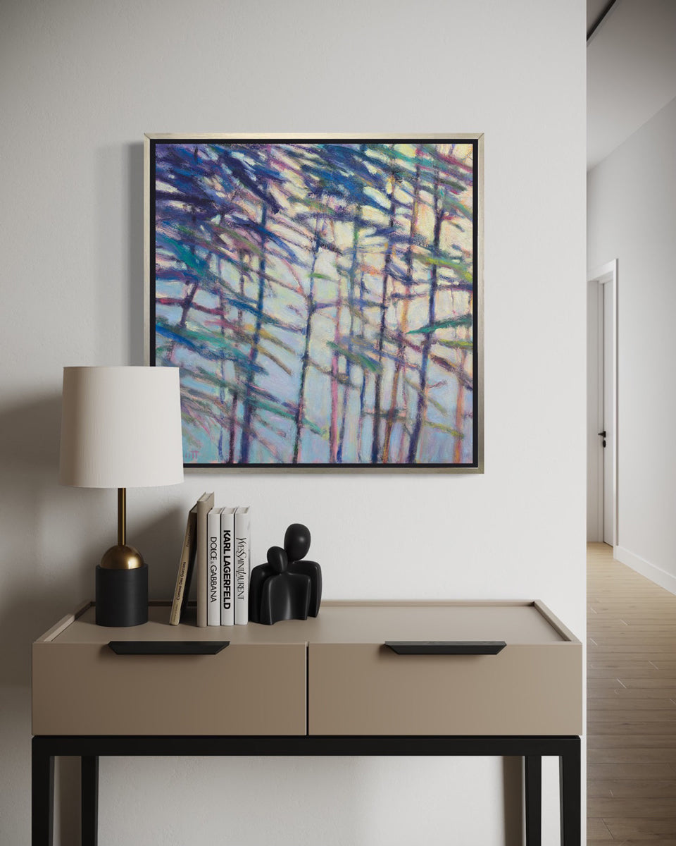 Colors in the Breeze I - Open Edition Canvas Print