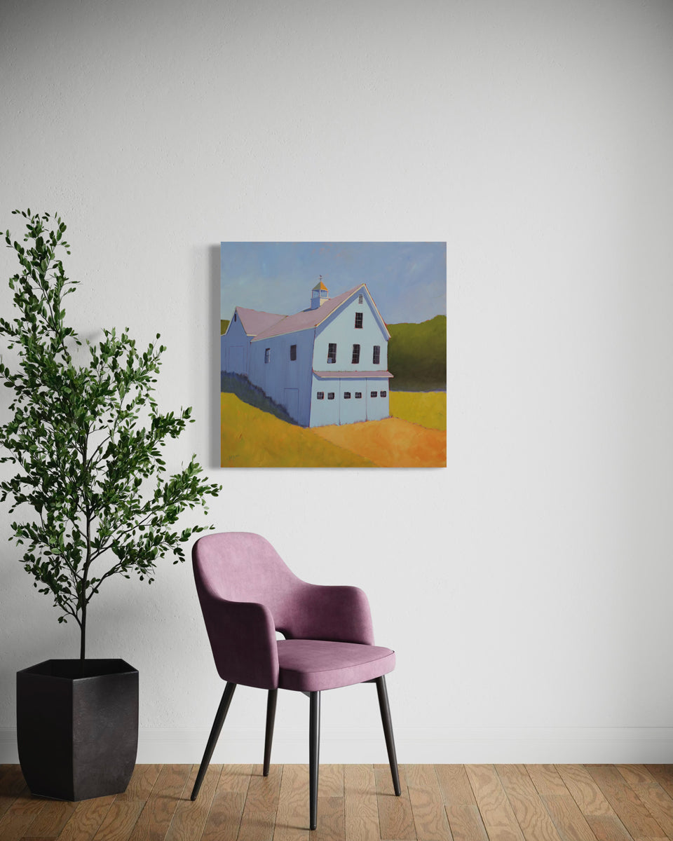 Cornflower Barn - Original Painting *