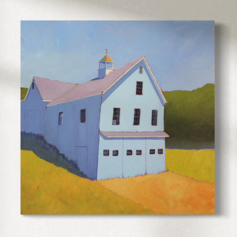 Cornflower Barn - Original Painting *