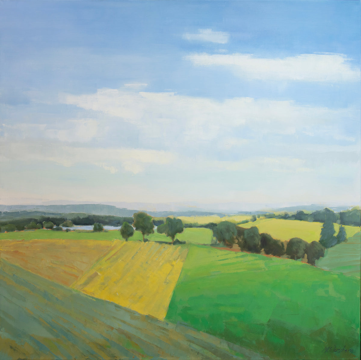 Crosscut Fields - Original Painting