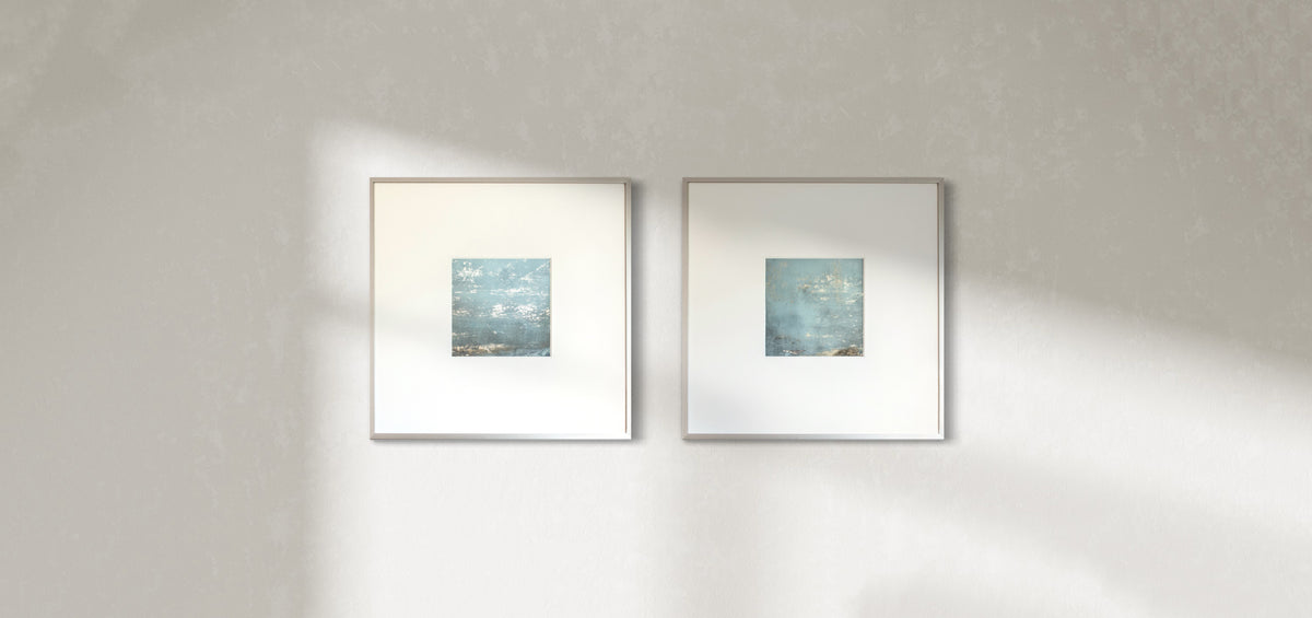 Distant Land #1 and #2 - Original Fine Art Mirrors  *