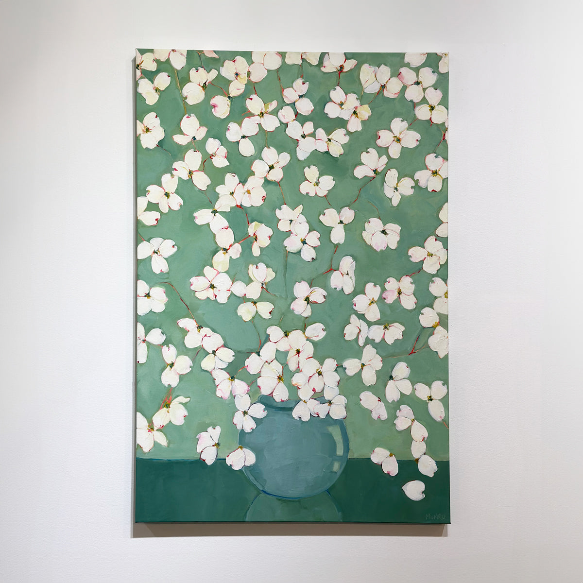 Dogwoods in Green - Original Painting