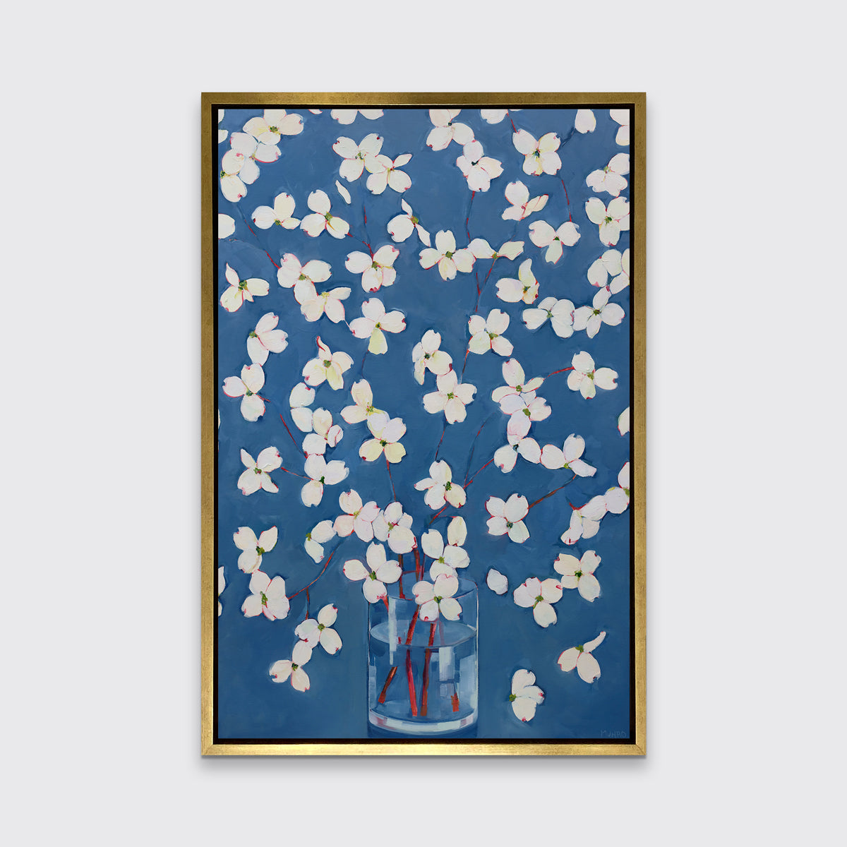 Dogwoods in Blue - Open Edition Canvas Print