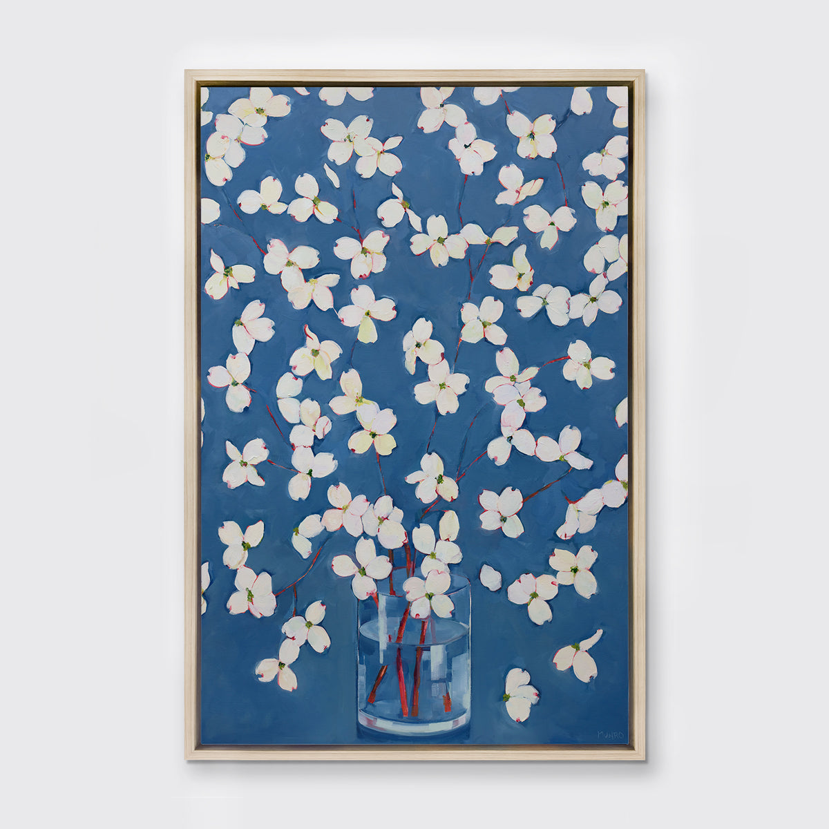 Dogwoods in Blue - Open Edition Canvas Print