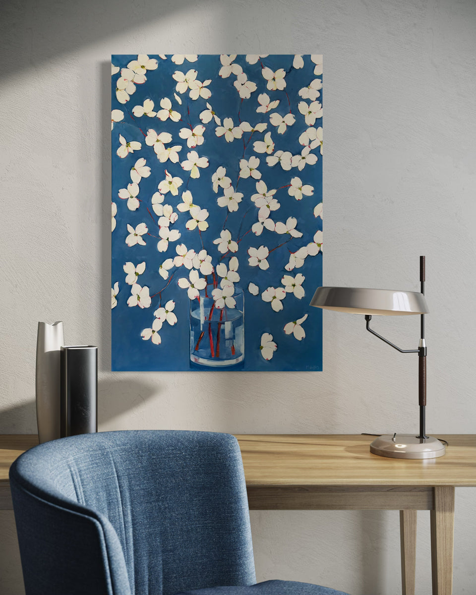Dogwoods in Blue - Original Painting