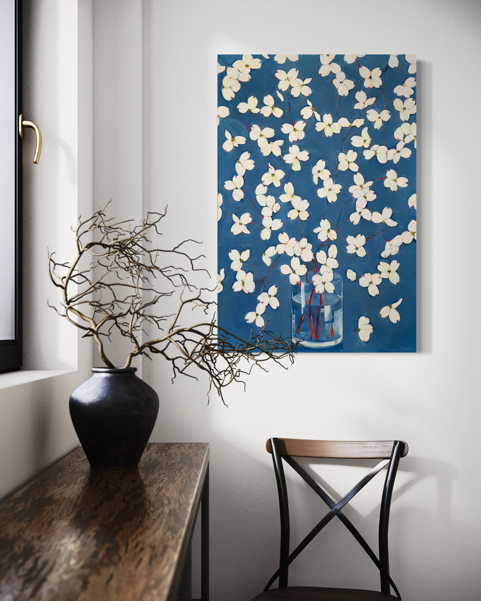 Dogwoods in Blue - Original Painting