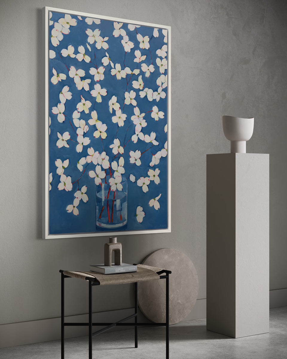 Dogwoods in Blue - Open Edition Canvas Print