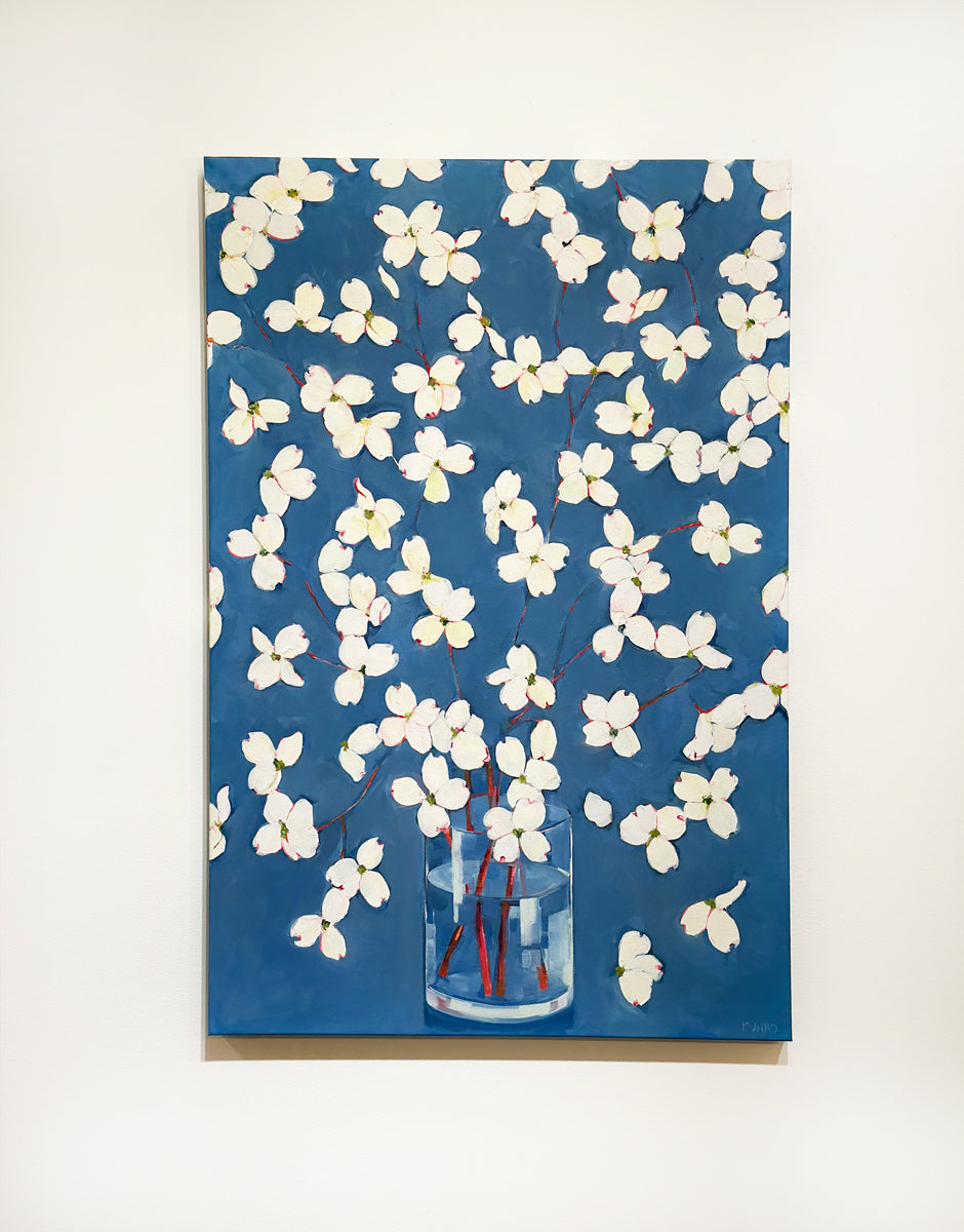 Dogwoods in Blue - Original Painting