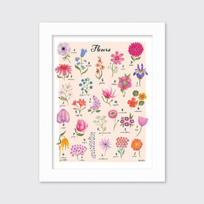 Floral Alphabet - Open Edition Paper Print