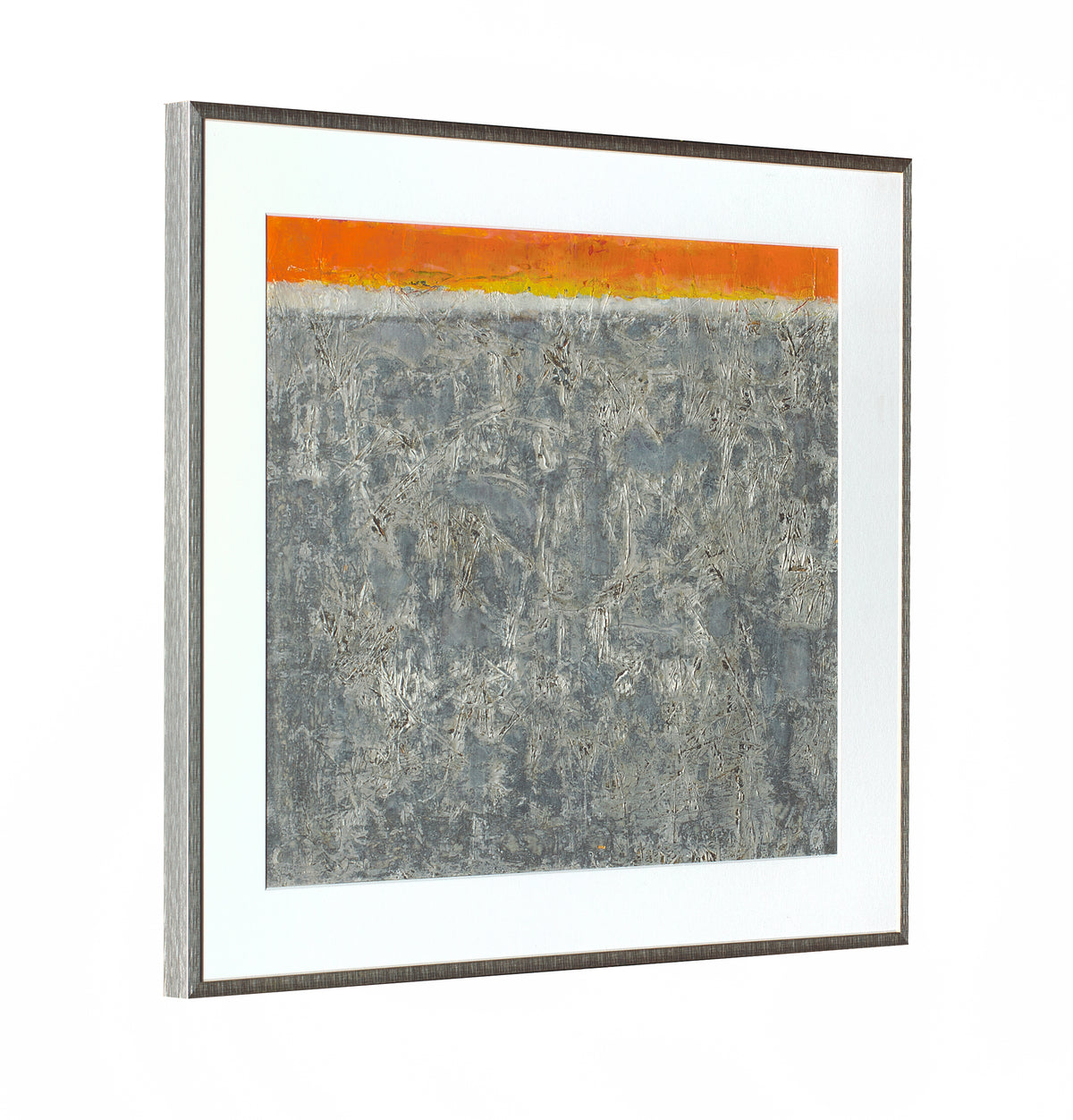 Sunset, Gray Sea - Original Modern Painting *