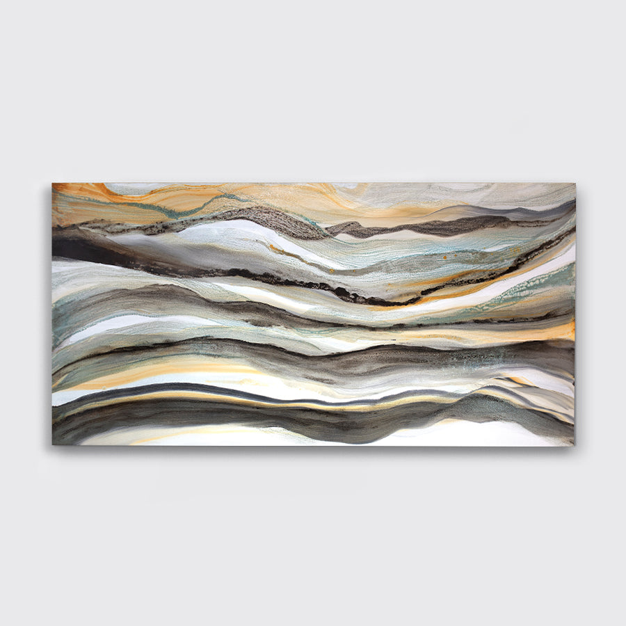 Calico Tails - Open Edition Canvas Print