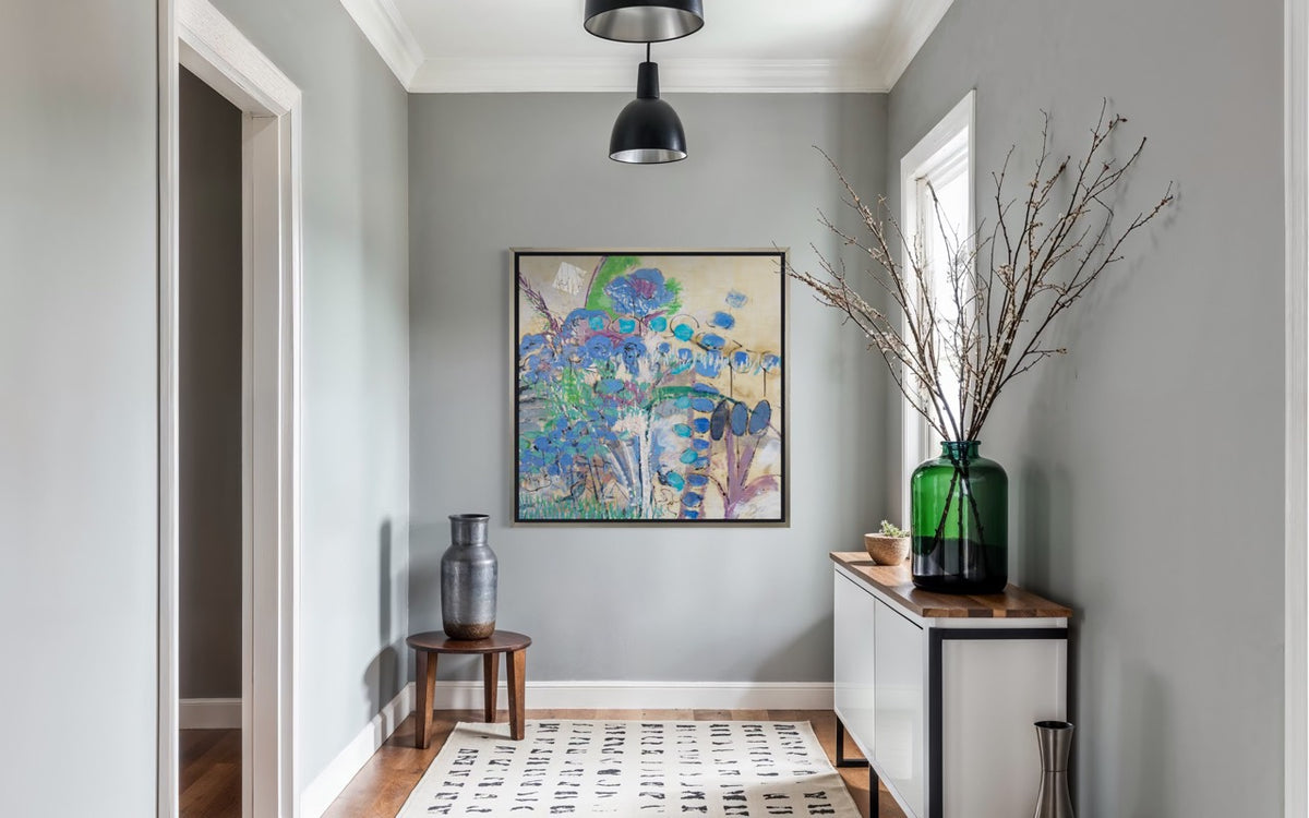 Garden Blues - Open Edition Canvas Print