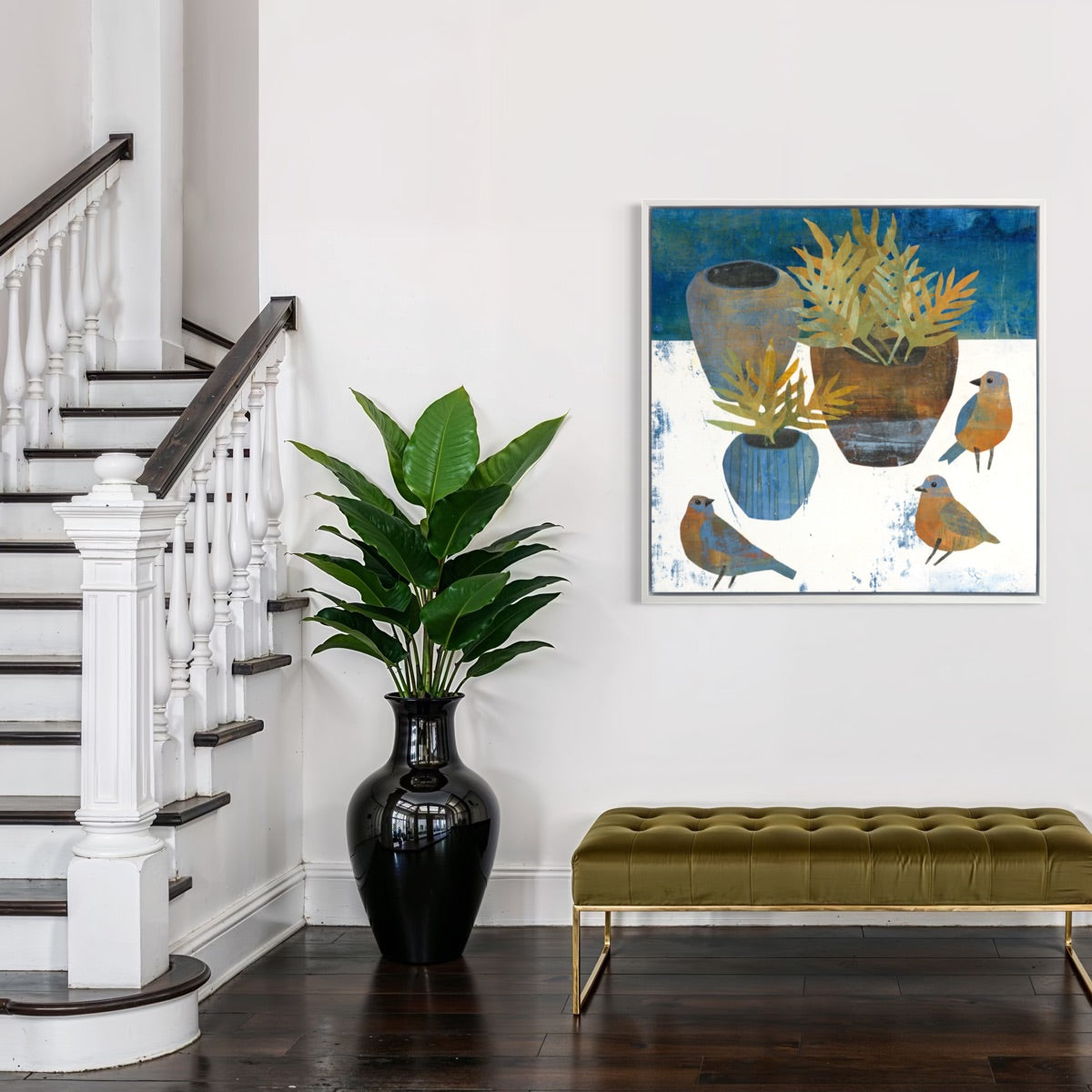 Golden Fern - Open Edition Canvas Print