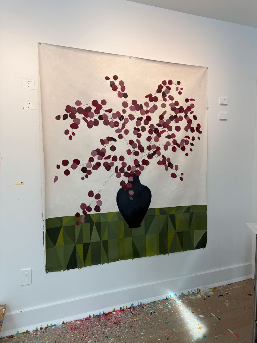 Green Quilt - Original Painting
