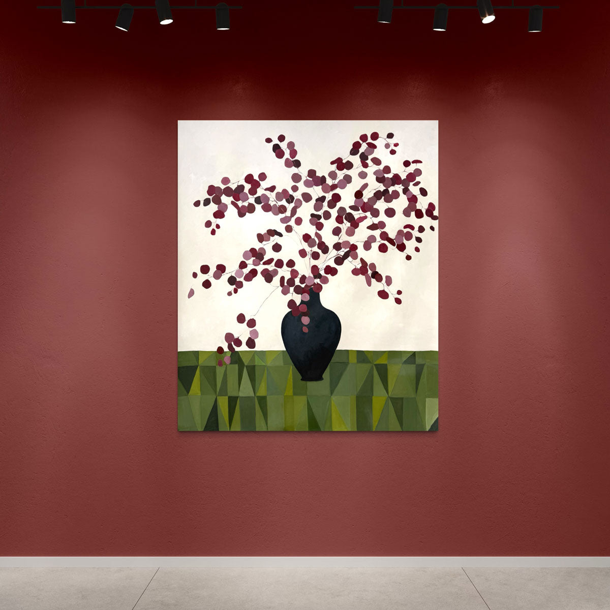 Green Quilt - Original Painting